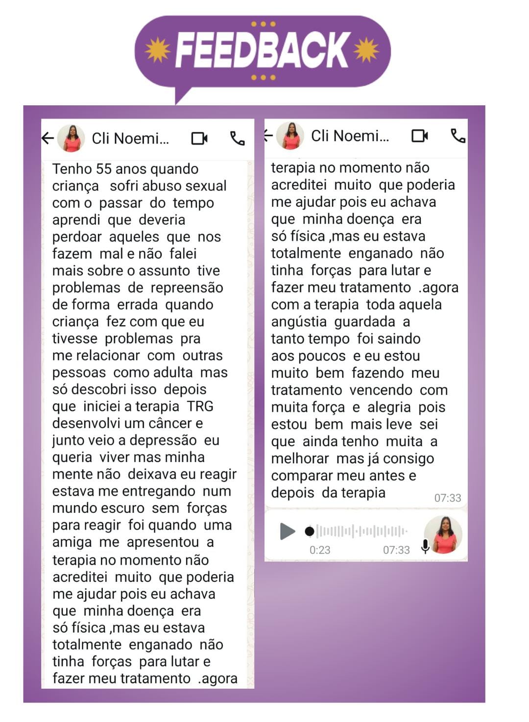 Suzi Andrade Terapeuta TRG